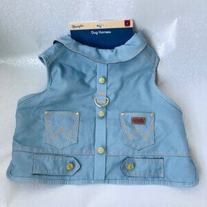 Wrangler  Wash Denim Dog Vest Harness  Size : L  up to  50-90 Lbs